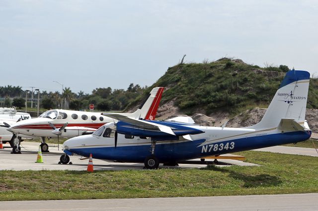 Aero Commander 500 (N78343) - Aero Commander was at one time ahead of Beach, Cessna &amp and Piper  - this image at KPBI