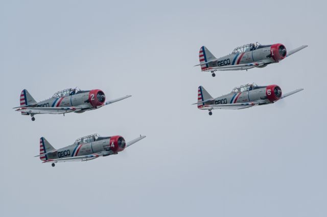 North American T-6 Texan — - Friday arrival at New Century Air Center, prior to weekend KC Airshow.