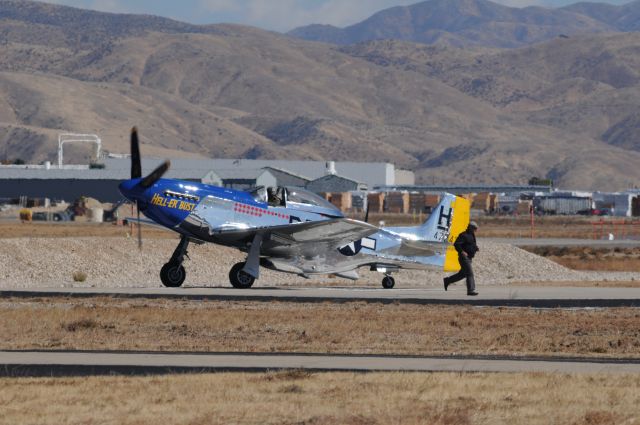 North American P-51 Mustang (N7551T) - After performance. GOWEN THUNDER 2017