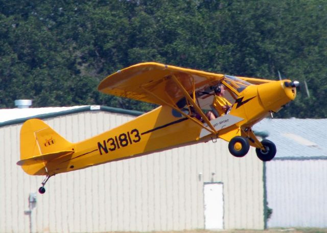 Piper L-21 Super Cub (N31813) - Off of Rwy 14 at Downtown Shreveport.