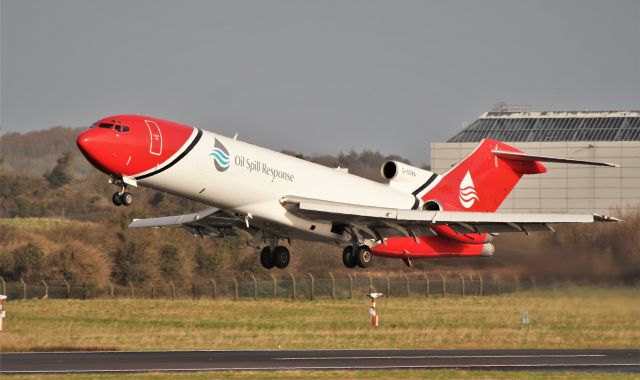 BOEING 727-200 (G-OSRA) - 2 excel aviation oil spill response b727-2s2f(a)(re) g-osra dep shannon for doncaster 4/2/20.