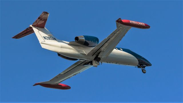 Learjet 35 (N289AW) - Air Ambulance departing St Maarten for the USA.