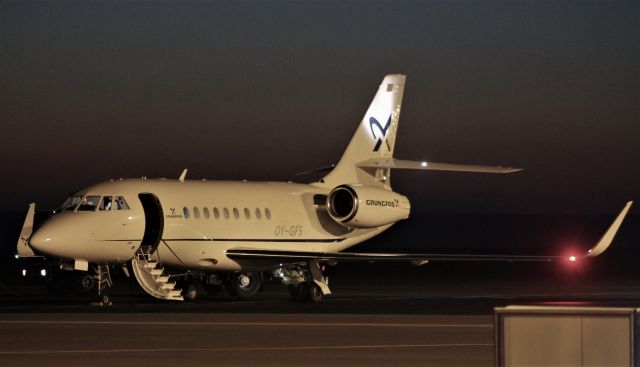 Dassault Falcon 2000 (OY-GFS) - 20/06/2020 Aeroporto de Santa Maria - Açores