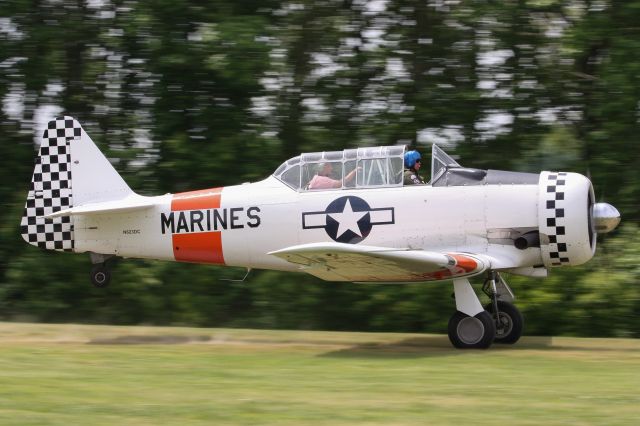 North American T-6 Texan (N632DC) - Beautifully painted T-6 at Warbirds Over the Beach 2019