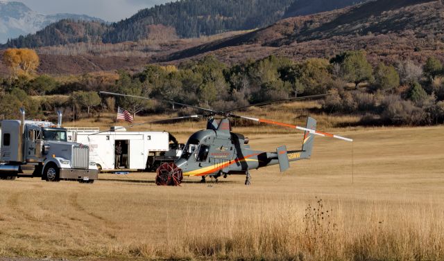 N526MW — - Helibase at the Cow Creek Fire. Montrose, CO. 2019