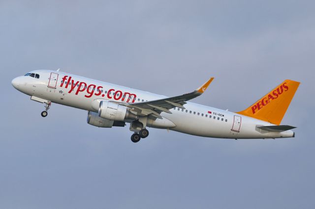 Airbus A320neo (TC-DCM) - PGT7720 departing to Istanbul SAW in the early morning