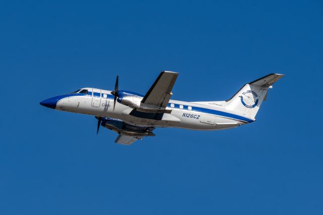 Embraer EMB-120 Brasilia (N126CZ) - FRG 9126, an Embraer120 departing Cleveland, Ohio bound for Milwaukee Mitchell Intl Airport – KMKE on Valentines Day 2025.