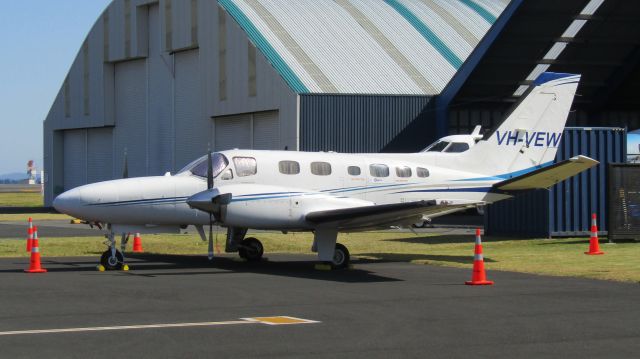 Cessna Conquest 2 (VH-VEW) - Resting at AKL before a rather long oceanic flight for a prop.