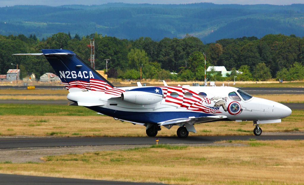 Cessna Citation Mustang (N264CA) - 2011 CESSNA 510 CAPTAIN AMERICA MUSTANG. 8-21-12