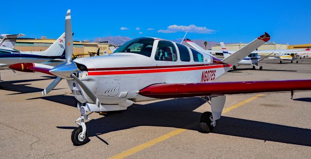 Beechcraft 35 Bonanza (N6072S) - N6072S 1975 Beech V35B Bonanza s/n D-9823 -North Las Vegas Airport 2023 Aviation Open Housebr /North Las Vegas Airport  KVGTbr /Photo: TDelCorobr /June 3, 2023 
