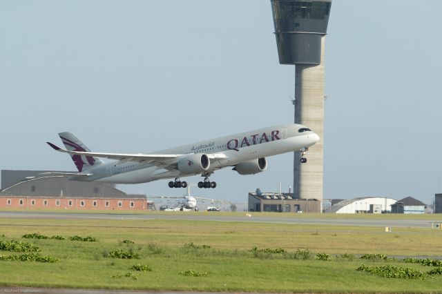 A7-ALQ — - Takeoff from Copenhagen airport Sep 2020