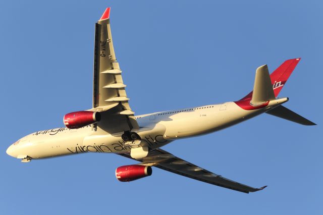 Airbus A330-300 (G-VINE) - Departing LHR, runway 027L.