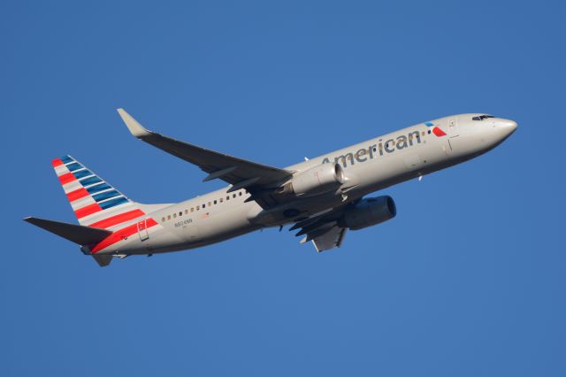 Boeing 737-800 (N804NN) - Boeing 737-823 departing runway 20 right February 27, 2020