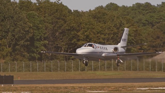 Cessna 500 Citation 1 (N10FG) - Landing 23, Cape May County NJ, Kindle Jet returning Home