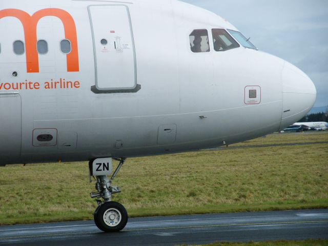 Airbus A319 (HB-JZN) - HB-JZN STOPPED FOR CREW CHANGE 29-12-2010 AT EINN WHILE TRAINING