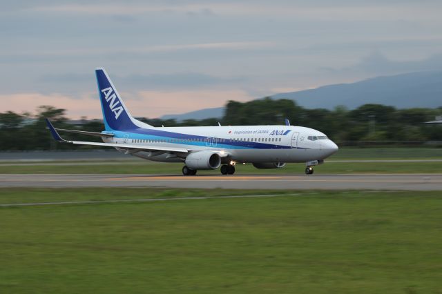 Boeing 737-800 (JA69AN) - 22 August 2015:HKD-KIX.