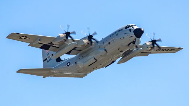 Lockheed C-130 Hercules (96-5300) - 53d Weather Recon. Sq. heritage livery WC-130 Weatherbird departing GPT. Dream come true to finally see it!