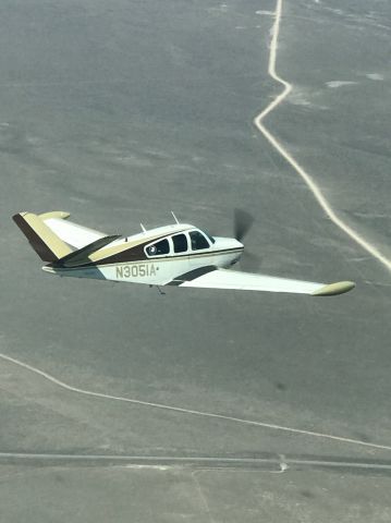 Beechcraft 35 Bonanza (N3051A) - Caught flying back from observing the eclipse airborne in Wyoming 