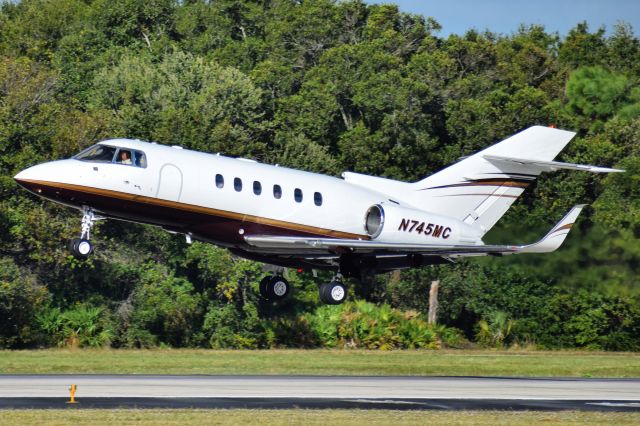 Hawker 800 (N745MC) - Privately Owned Hawker 800XP departing the Tampa International Airport (TPA) on November 10th 2020br /br /** First Photo of N745MC on FlightAware **