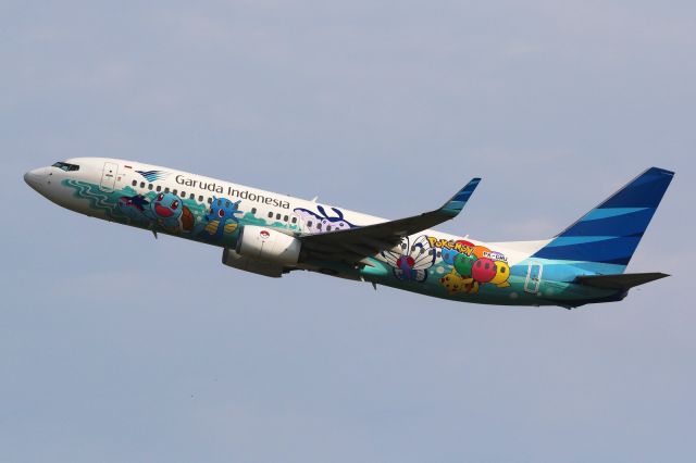 Boeing 737-800 (PK-GMU) - "Pikachu Jet GA-1" livery