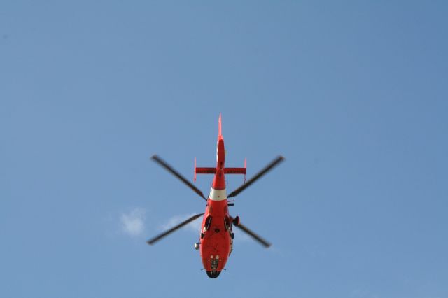 — — - TSTC WACO, Coast Guard HH-65 overflight prior to Presidents Arrival