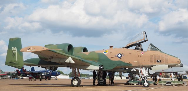 Fairchild-Republic Thunderbolt 2 (00810962) - A10 Warthog piloted by Major Hayden Fullam.  Aircraft is based at the Davis Montham AFB, Tuscon, Arizona.  Camp V Airshow, Tyler, Texas, July 2022