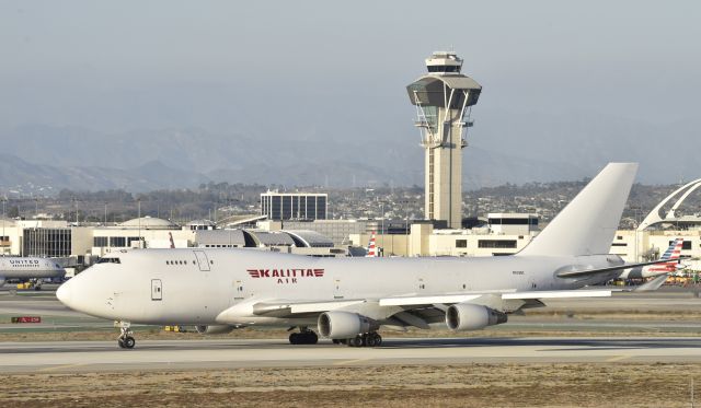 Boeing 747-400 (N539BC) - Arriving at LAX