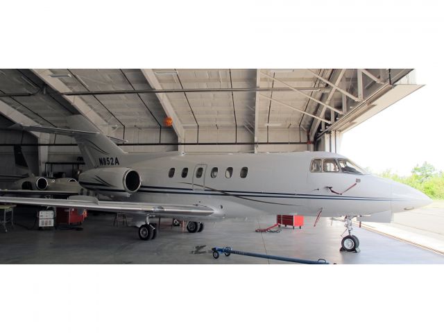 Hawker 800 (N852A) - Great biz jet with a stand up cabin. No location as per request of tha aircraft owner.