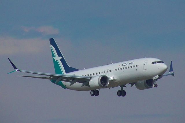 Boeing 737-800 (9V-MBA) - Silk Air first Boeing 737 MAX 8 inaugural flight to Penang from Singapore Changi.