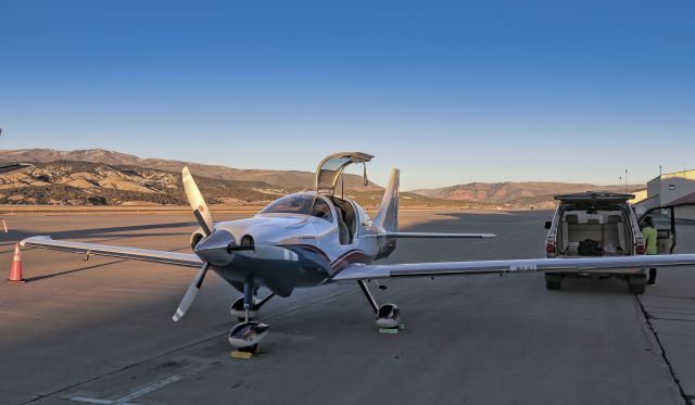 Lancair Columbia 400 (N63TE) - Just landed at Eagle Regional Airport, CO (KEGE) from Mesquite Municipal Airport, TX (KHQZ). 3.8 hr.,  FL 16,500, non-stop, 690 nm.