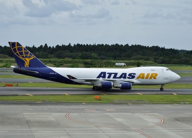 Boeing 747-400 (N493MC) - Taxing at NRT (2017/09/22)