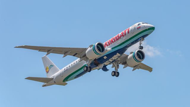 Embraer E190-E2 (VH-IKJ) - Air Kiribati 