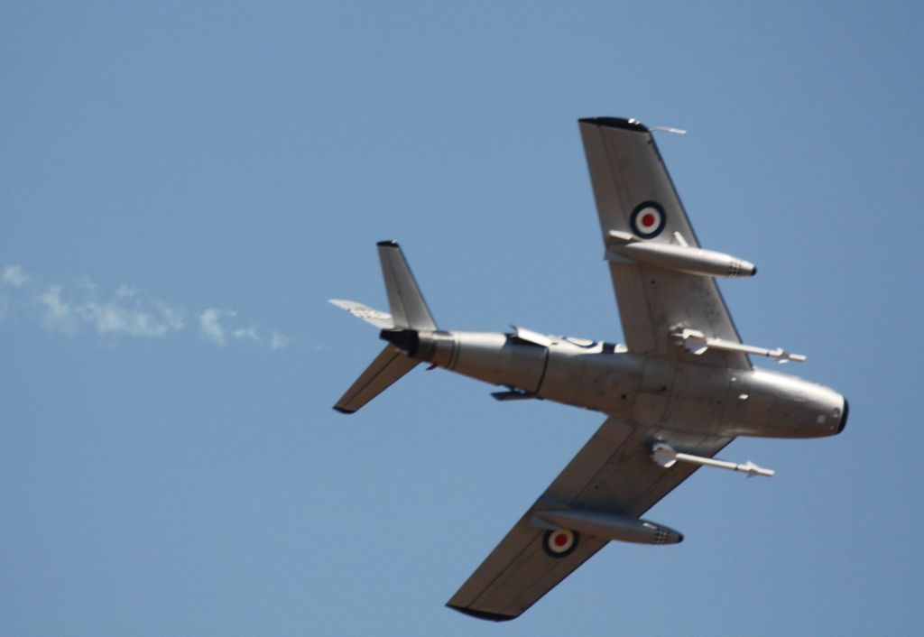 North American F-86 Sabre (VH-IPN) - CA-27 Sabre jet fighter at Avalon Air Show 2013