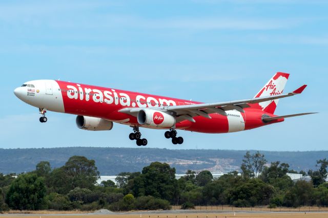 Airbus A330-300 (9M-XXG) - Airbus A330-343 cn 1131. Air Asia X 9M-XXG name Southern Xross, final RWY 03 YPPH 13 Jenuary 2024