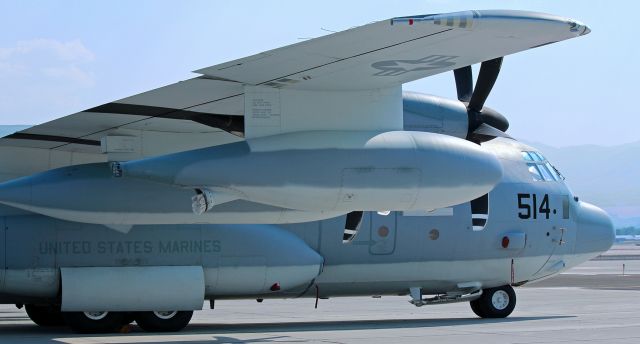 Lockheed C-130 Hercules (16-6514) - A KC-130J tanker (166514) of the USMC's VMGR 252 is viewed here in the noon hour on the Atlantic ramp.br /br /2nd MAW (Marine Aircraft Wing),br /MAG-14 (Marine Aircraft Group 14),br /Marine Aerial Refueler Transport Squadron Two Five Two.br /Marine Corps Air Station (MCAS) Cherry Point, North Carolina