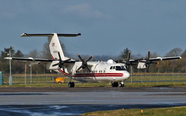 De Havilland Canada Dash 7 (N53993) - us army dhc-7 n53993 arriving at shannon 4/3/14.