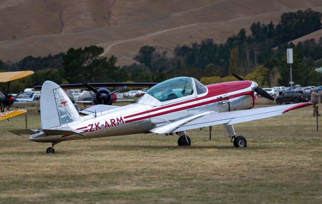 OGMA DHC-1 Chipmunk (ZK-ARM)
