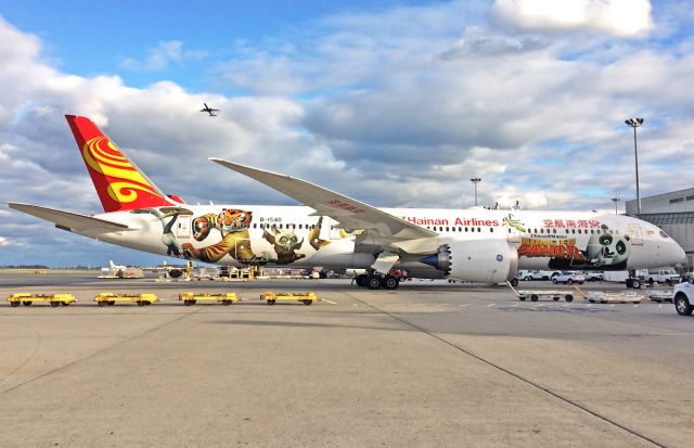 Boeing 787-9 Dreamliner (B-1540) - Hainan Airlines Kung Fu Panda special livery . 10/25/2016 