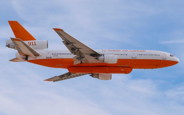 McDonnell Douglas DC-10 (N17085) - Aviation Nation 2016/Water Drop Demonstrationbr /br /First flyby was a wing wave