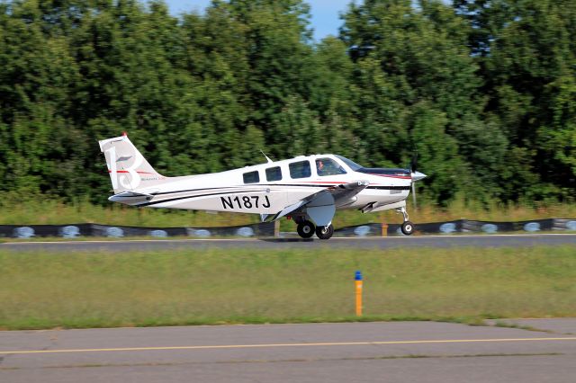 Beechcraft Bonanza (36) (N187J) - Taken on September 7, 2013.