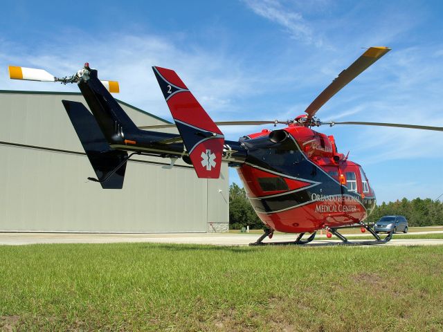 NUSANTARA NBK-117 (N270SL) - Aircare 2 formerly stationed at South Lake Hospital in Clermont, FL, now residing at Orlando Country Airport.