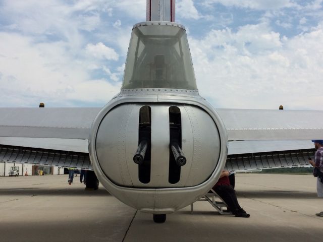 Boeing B-17 Flying Fortress — - B-17 at KSIP. In 2017. Army Air Corps,. A part of history. Aft Site & Guns.