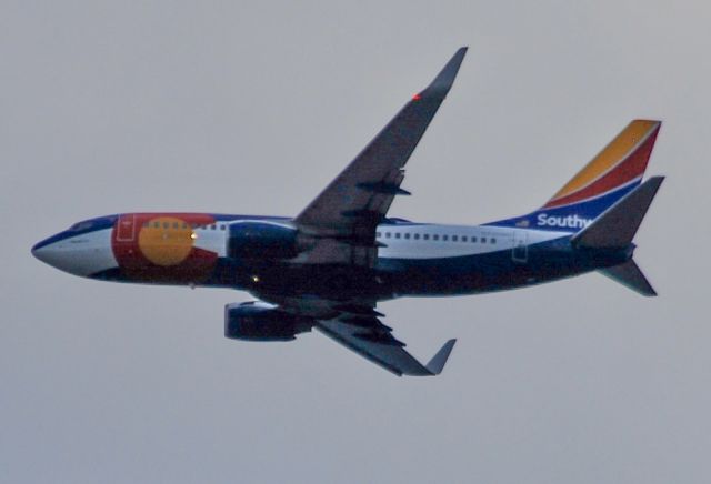 Boeing 737-700 (N230WN) - Colorado One landing on a stormy evening.  9/3/2022.