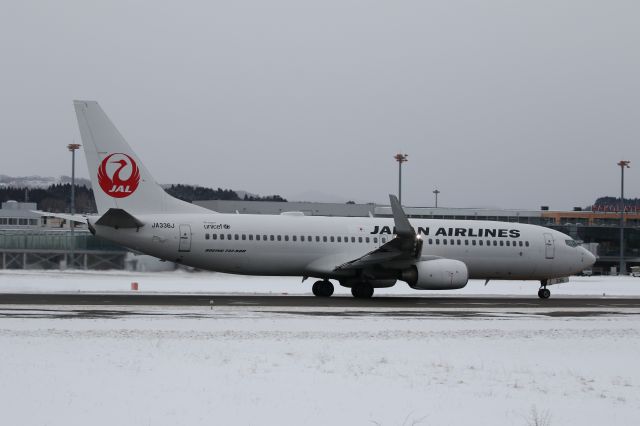 Boeing 737-800 (JA336J) - 22 January 2017:HKD-HND.