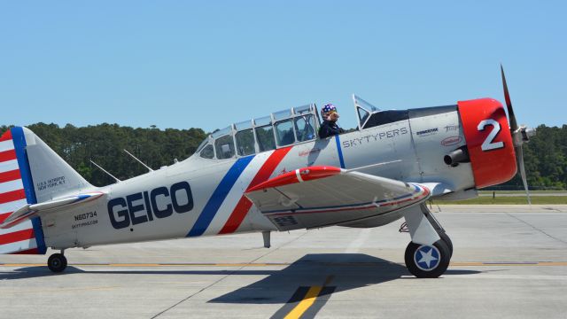 North American T-6 Texan (N60734) - MYR Airshow 2018