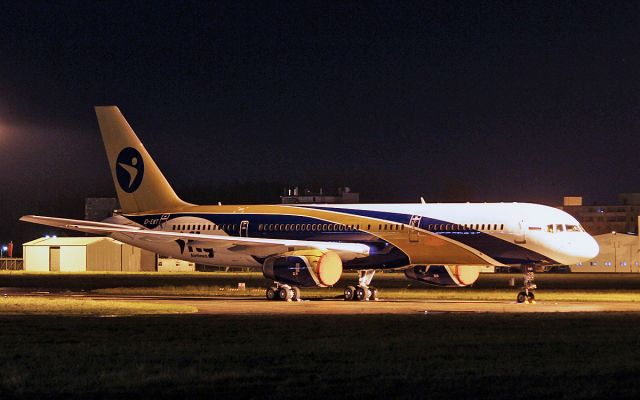 Boeing 757-200 (EI-EWT) - i-fly airlines b757-2 ei-ewt parked at shannon after arriving from novosibirsk russia 19/11/16.