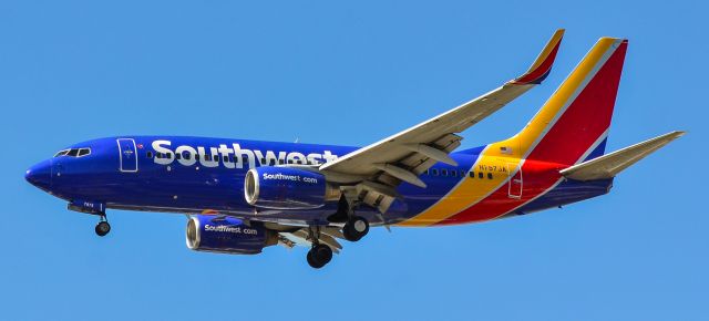 Boeing 737-700 (N7875A) - N7875A Southwest Airlines Boeing 737-7Q8 s/n 29354 - Las Vegas - McCarran International Airport (LAS / KLAS)br /USA - Nevada June 8, 2021br /Photo: Tomás Del Coro