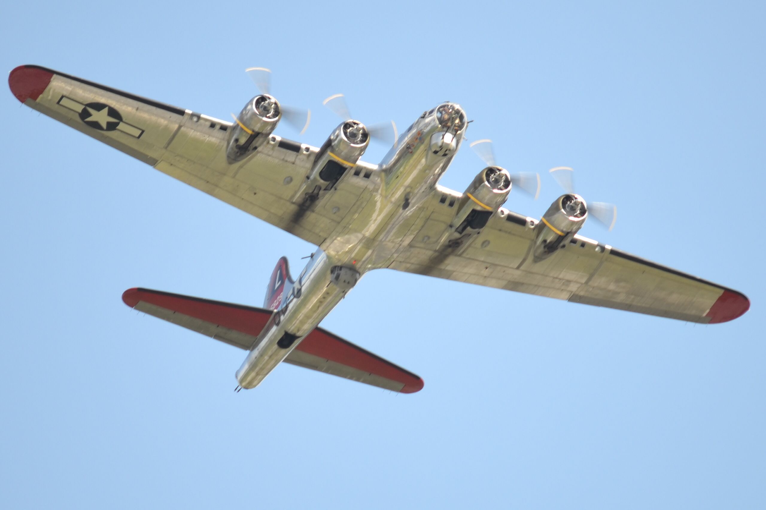 Boeing B-17 Flying Fortress (N3193G) - B-17G Flying Fortress "Yankee Lady" at WWII Weekend at Reading, PA on 8 June 2013