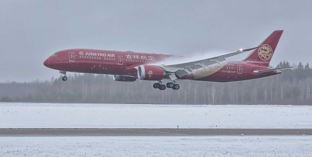Boeing 787-9 Dreamliner (B-20EC) - Juneyao Air (Oriental Ruby Livery)