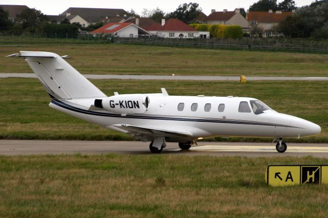 Cessna Citation CJ1 (G-KION) - Taxiing to depart rwy 26 on 11-Sep-19 heading for LEMG.